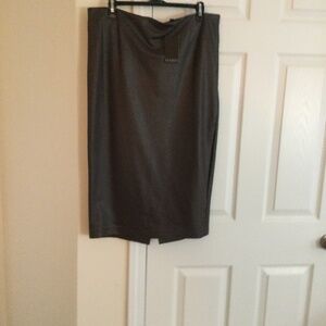 Faux Leather Skirt